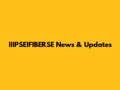 IIIPSEIFIBERSE News & Updates
