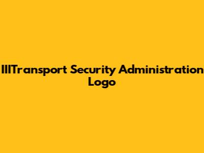 IIITransport Security Administration Logo