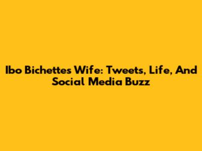 Ibo Bichette's Wife: Tweets, Life, And Social Media Buzz