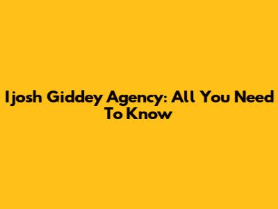Ijosh Giddey Agency: All You Need To Know