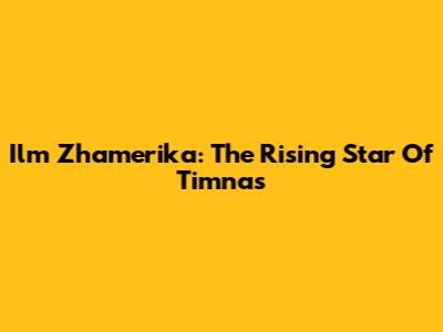 Ilm Zhamerika: The Rising Star Of Timnas