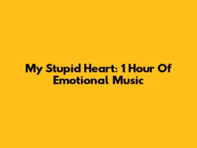 My Stupid Heart: 1 Hour Of Emotional Music