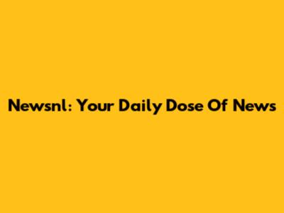 Newsnl: Your Daily Dose Of News