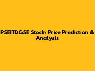 PSEITDGSE Stock: Price Prediction & Analysis