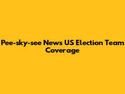Pee-sky-see News US Election Team Coverage