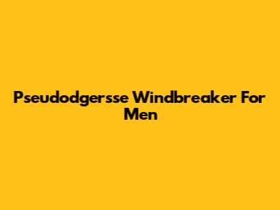 Pseudodgersse Windbreaker For Men