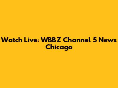 Watch Live: WBBZ Channel 5 News Chicago