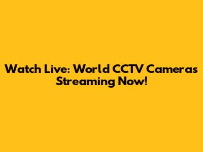 Watch Live: World CCTV Cameras Streaming Now!